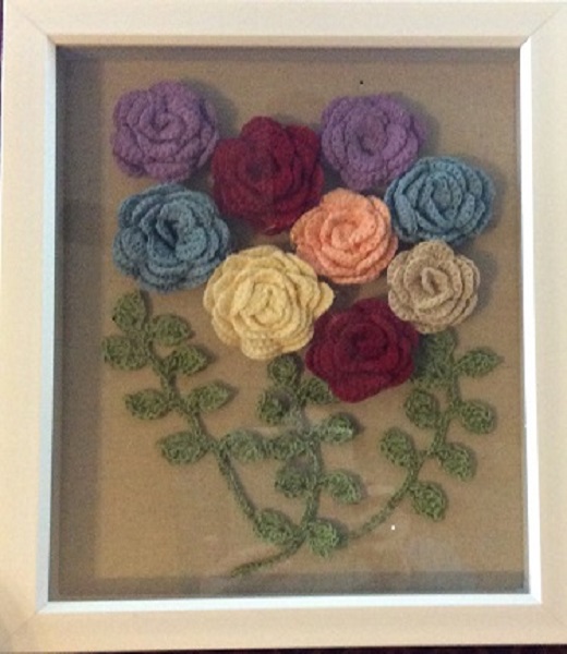 Free Crochet Rose pattern