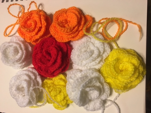Colored Rose Free Pattern