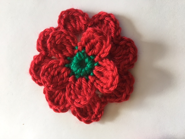 Free Crochet Christmas Flower Patterns
