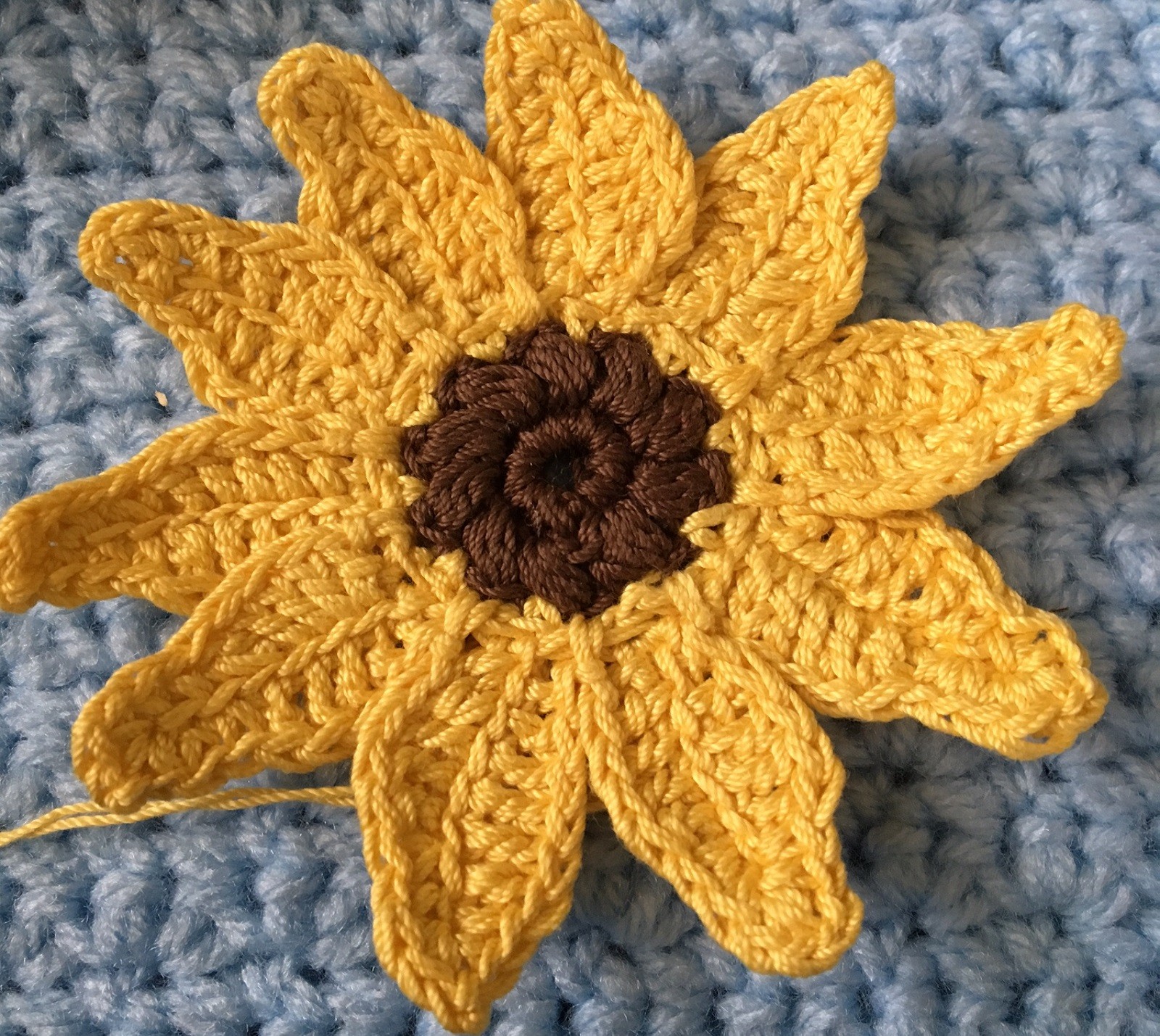 Sun Flower Crochet Pattern