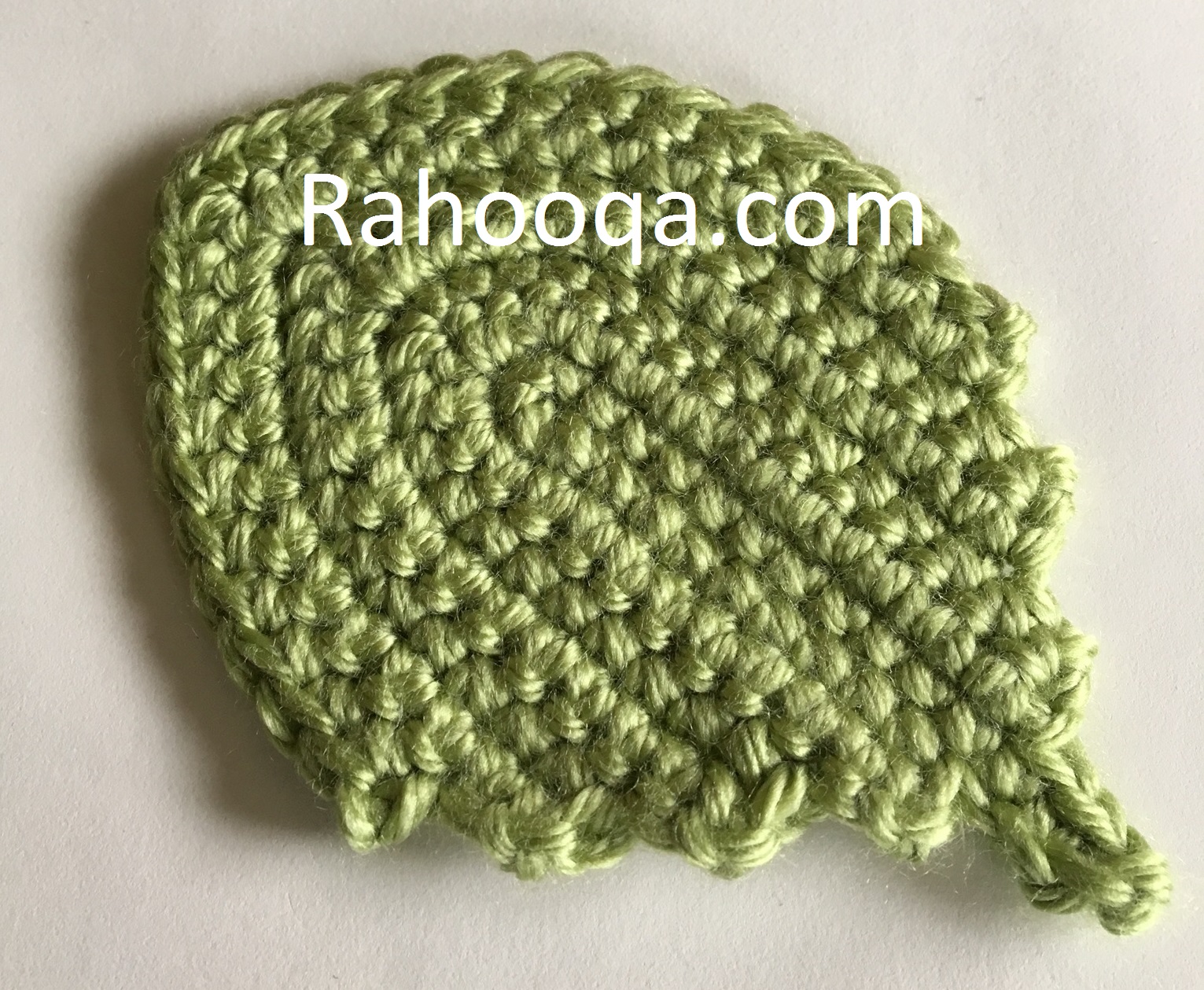 leaf crochet pattern