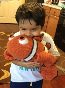 Nemo amigurumi crochet toy Rahooqa