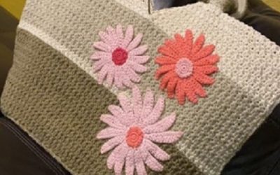 crochet a women purse (beige)