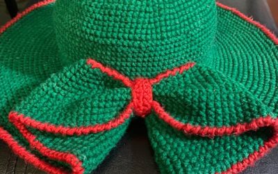 free Christmas hat crochet pattern